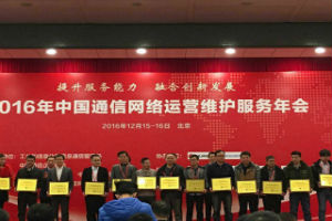 瑞嵐卓越榮獲“2015-2016年度通信網(wǎng)絡(luò)運(yùn)營維護(hù)服務(wù)用戶滿意企業(yè)”